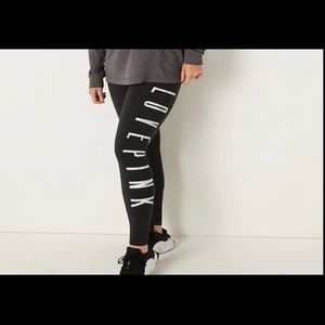 Nwt VS PINK camo logo leggings